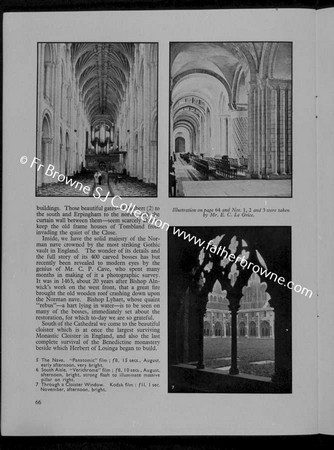 KODAK MAGAZINE ARTICLE ON NORWICH CATHEDRAL